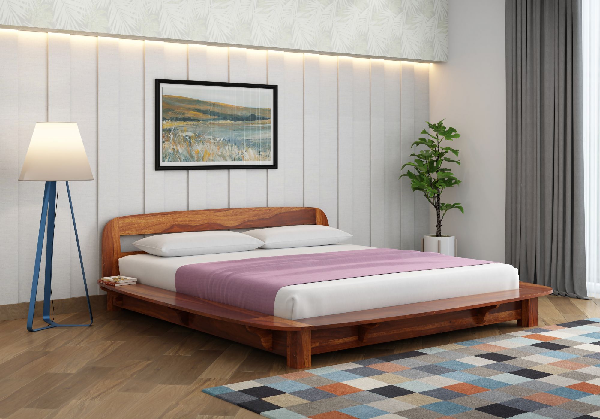 King Size Bed Without Storage