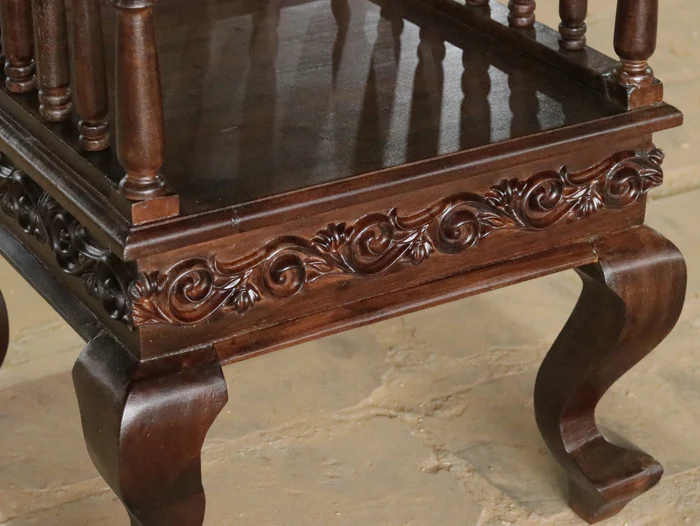 Glorious Dark Brown Finished Single Sofa - Image 2