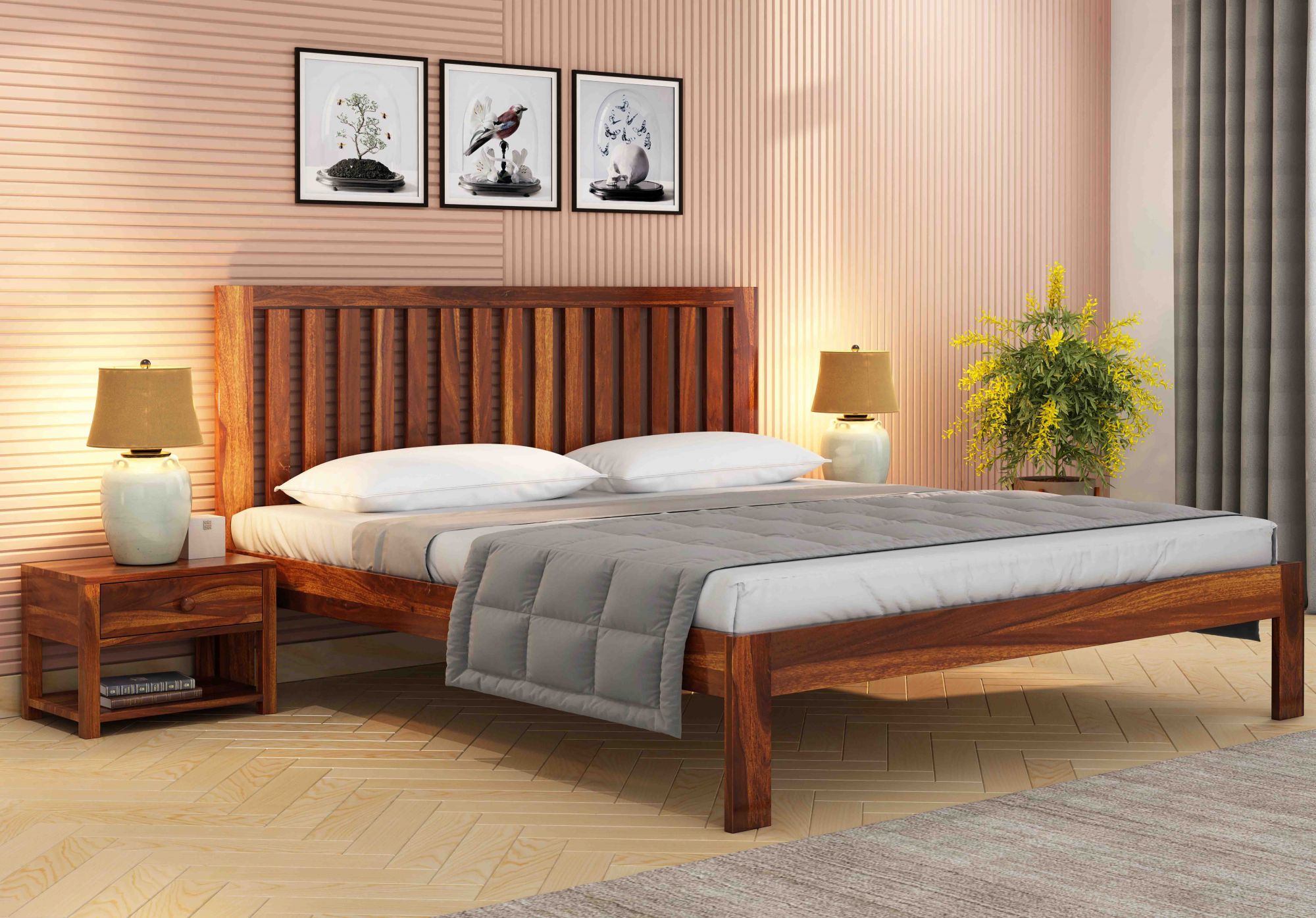 King Size Bed Without Storage
